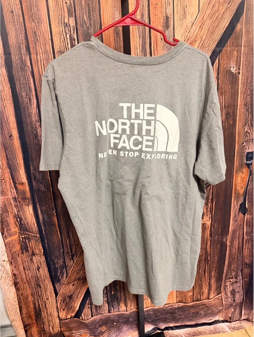 The North Face Men's Gray Logo T-Shirt Size XL